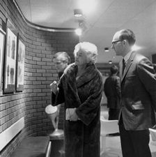 Labour MP Jenny Lee at Cockpit Peoples Theatre, London, c1980. Creator: Henry Grant