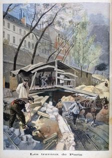 Labour in Paris, 1899. Creator: F Meaulle