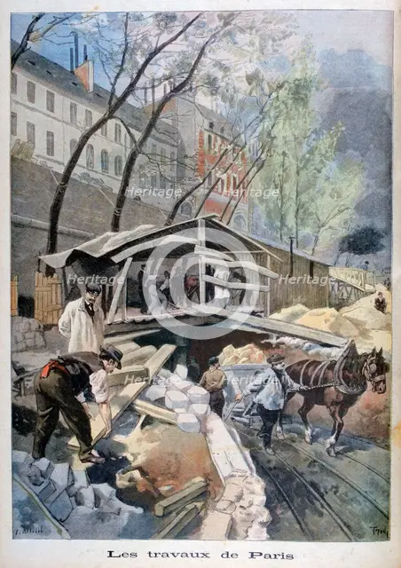 Labour in Paris, 1899.  Creator: F Meaulle.