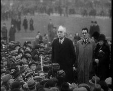 Labour Politician George Lansbury Giving a Speech in Hyde Park, 1930s. Creator: British Pathe Ltd