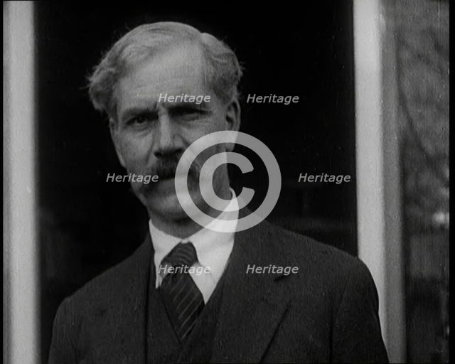 Labour Politician James Ramsay MacDonald, 1921. Creator: British Pathe Ltd.