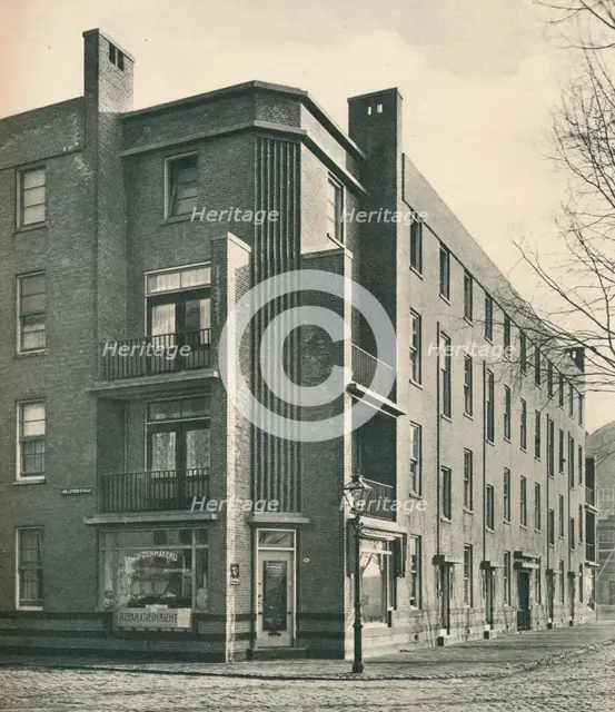 'Labourers' Dwellings, Spangen, Rotterdam', 1928. Artist: Unknown.