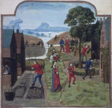 Labours of the Months, c1475-c1500. Creator: Unknown