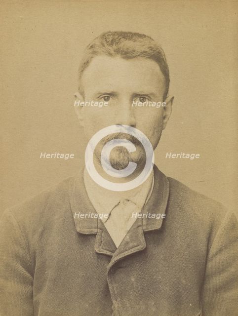 Labrie. Oscar, Alexandre. 33 ans, né à Charenton (Seine). Marchand de vins. Anarchiste. 2/..., 1894. Creator: Alphonse Bertillon.