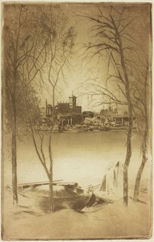 Laburnums and Battersea, 1889/90 and 1898. Creator: Theodore Roussel