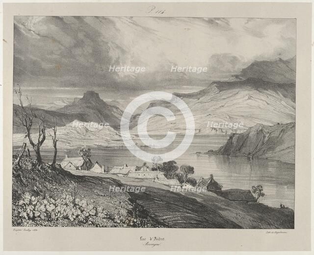 Lac d'Aidat, 1831. Creator: Godefroy Engelmann.