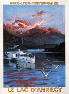 Lac d'Annecy. Artist: Hugo d'Alesi, Frédéric (1849-1906)