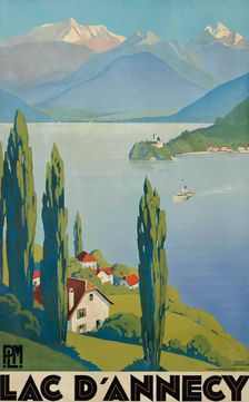 Lac d'Annecy, c1930. Creator: Broders, Roger (1883-1953)