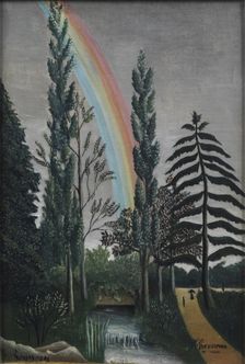 Lac Daumesnil. Effet d'orage. (Lake Daumesnil. Storm effect), c1898. Creator: Henri Rousseau