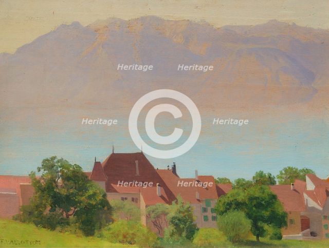 Lac Léman (Lake Geneva), c1892. Creator: Vallotton, Felix Edouard (1865-1925).
