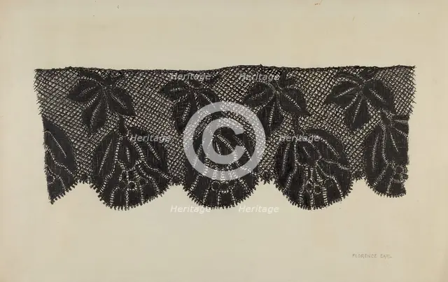 Lace, 1935/1942. Creator: Florence Earl.