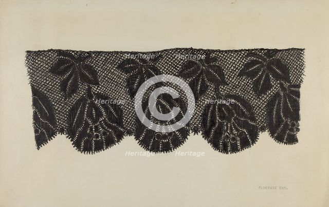 Lace, 1935/1942. Creator: Florence Earl.