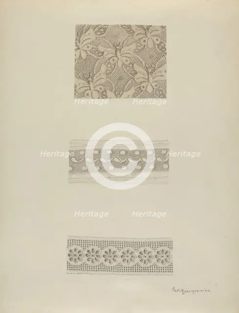 Lace, 1940. Creator: Carl Buergerniss.