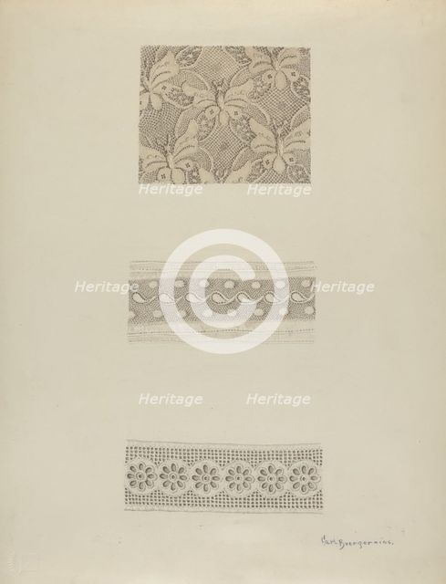 Lace, 1940. Creator: Carl Buergerniss.