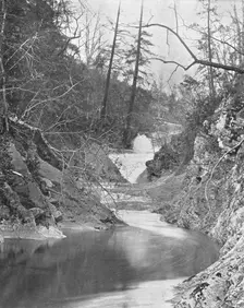 Lace Waterfalls and Dragon's Pool, Natural Bridge, Virginia, USA, c1900. Creator: Unknown