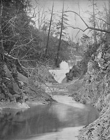 Lace Waterfalls and Dragon's Pool, Natural Bridge, Virginia c1897. Creator: Unknown