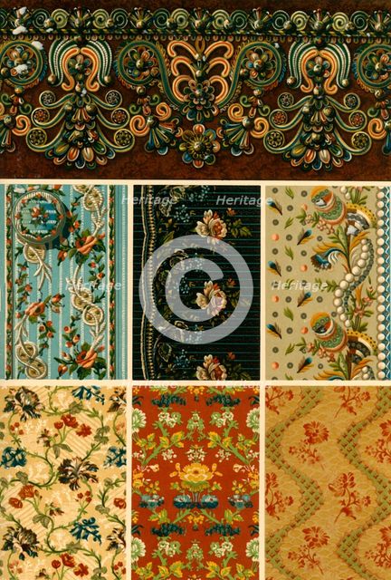 Lace weaving and embroidery, France, 17th and 18th century, (1898). Creator: Unknown.