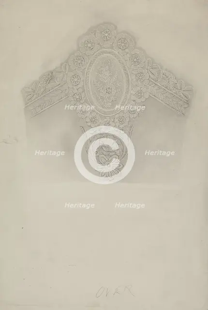 Lace Collar, 1935/1942. Creator: Richard Whitaker.