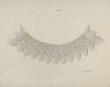 Lace Collar, c. 1938. Creator: Frank Nelson