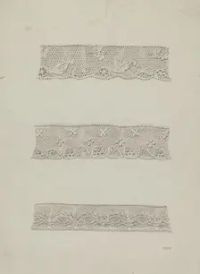 Lace Edging, c. 1939. Creator: Raymond Guterl