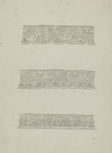 Lace Edging, c. 1939. Creator: Raymond Guterl