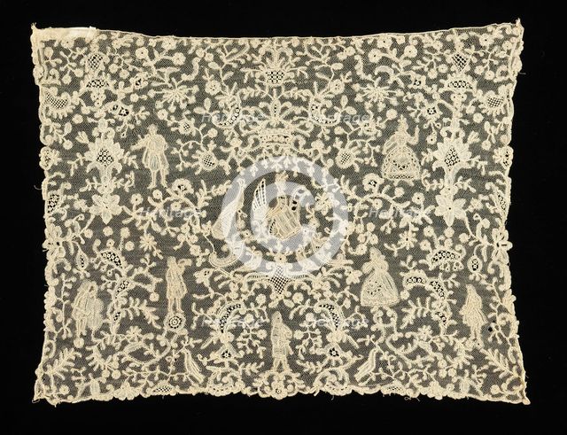 Lace, Flemish, 1720-40. Creator: Unknown.