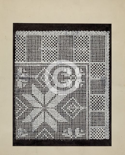 Lace Hardanger, 1935/1942. Creator: Unknown.