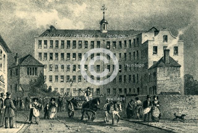'Lace Manufactory, Tiverton', c1836, (1943).  Creator: Unknown.