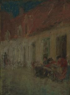 Lace Makers, Bruges, 1912. Creator: Harriet Blackstone