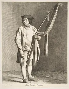 Laces Peddler, 1738. Creator: Caylus, Anne-Claude-Philippe de