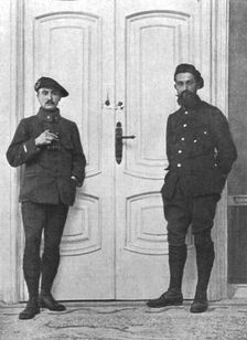 L'Achilleion, villa de Guillaume II, a l'occasion, base de ravitaillement de ses Sous..., 1916. Creator: Robert Vaucher