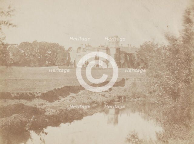 Lacock Abbey in Wiltshire, before September 1844. Creator: William Henry Fox Talbot.