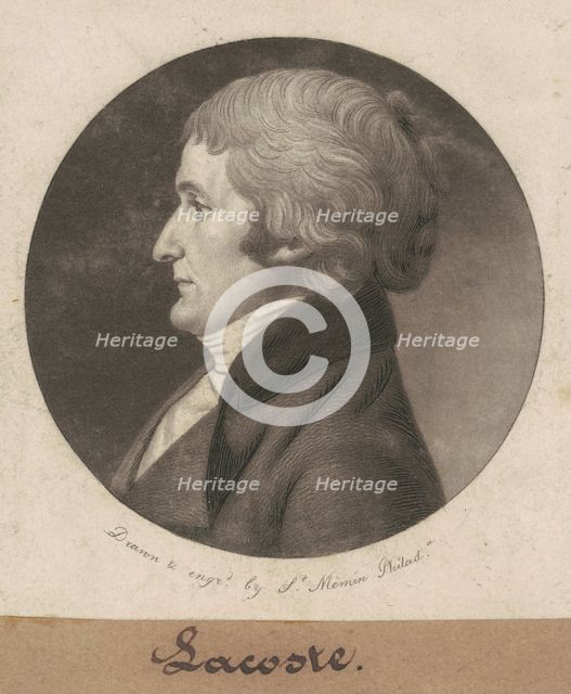 Lacoste, 1802. Creator: Charles Balthazar Julien Févret de Saint-Mémin.