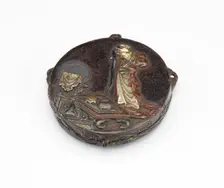 Lacquer box, Edo period or Meiji era, 19th century. Creator: Unknown