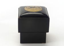Lacquer storage box with lid, Edo period, early 17th-late 19th century. Creator: Unknown