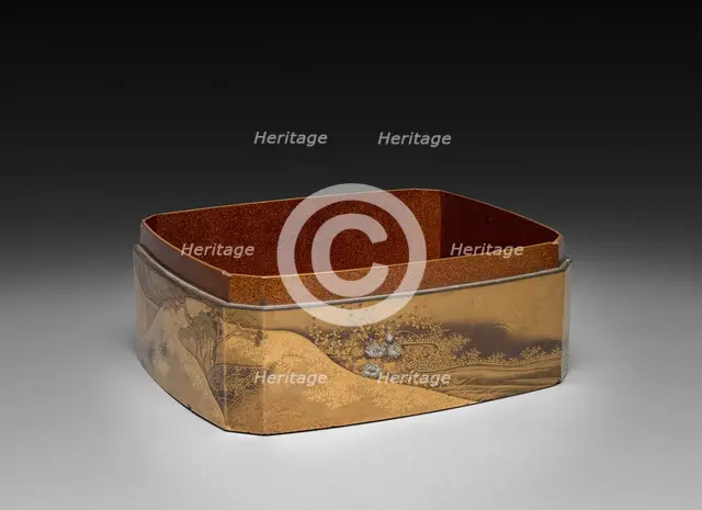 Lacquered Box, 1800s. Creator: Unknown.