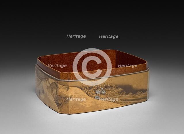 Lacquered Box, 1800s. Creator: Unknown.