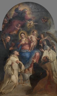 Lactatio of Saint Bernard of Clairvaux, 1649-1669. Creator: Gaspar de Crayer