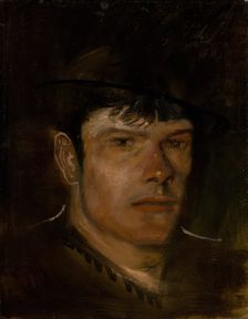 Lad with a Large Ear and a Small Hat, 1880-1900. Creator: Ladislav Mednyanszky