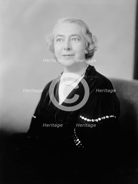 Ladame, Mary - Portrait, 1933. Creator: Harris & Ewing.