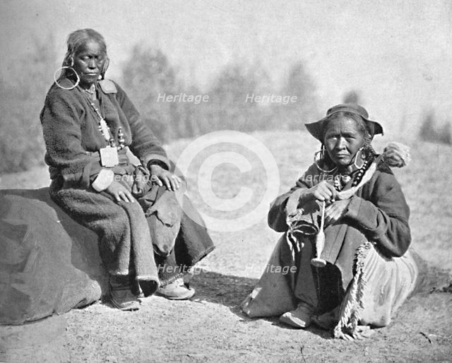 Ladakhi women of Tibetan stock, 1902. Artist: Bourne & Shepherd.