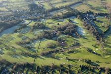 Ladbrook Park Golf Course with extensive ridge and furrow earthworks, Warwickshire, 2014. Creator: Historic England Staff Photographer