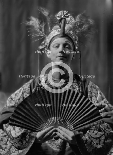 Ladd, Schuyler, in costume for "Yellow jacket", 1913 Feb. 6. Creator: Arnold Genthe.