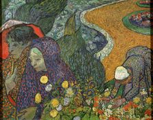 Ladies of Arles (Memory of the Garden at Etten) 1888. Artist: Vincent van Gogh