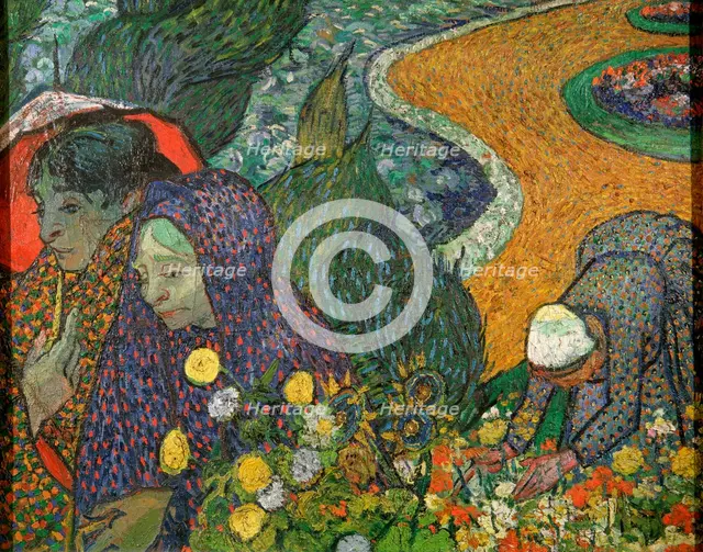 'Ladies of Arles (Memory of the Garden at Etten)', 1888.  Artist: Vincent van Gogh