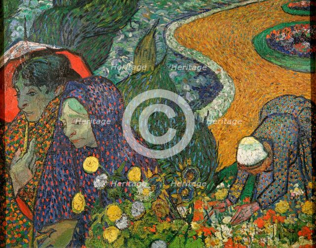 'Ladies of Arles (Memory of the Garden at Etten)', 1888.  Artist: Vincent van Gogh
