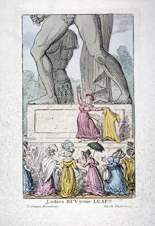 Ladies buy your leaf! c1822. Artist: Anon