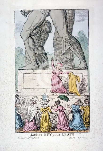 'Ladies buy your leaf!', c1822.                  Artist: Anon