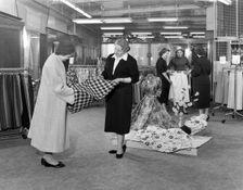 Ladies clothing department, Barnsley Co-op, South Yorkshire, 1957. Creator: Michael Walters