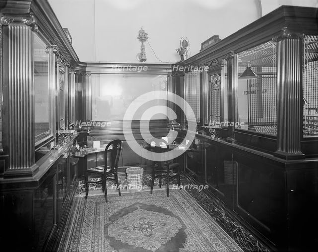 Ladies' dept., 34th St. [Thirty-fourth Street] National Bank, New York City, between 1900 and 1910. Creator: Unknown.